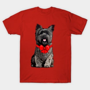 Cairn Terrier Dressed for the Holidays T-Shirt